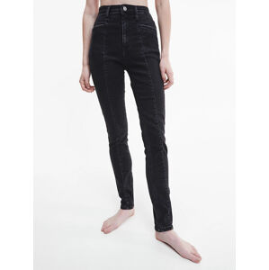 Calvin Klein dámské černé džíny - 28/30 (1BY)